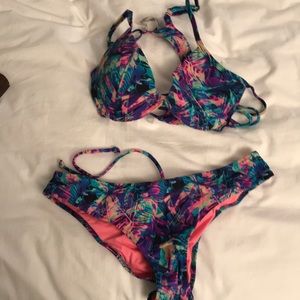 Neon Victoria’s Secret PINK bikini